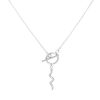 snake ketting silver