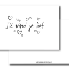 ik vind je lief