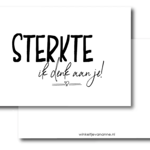 sterkte ik denk aan je