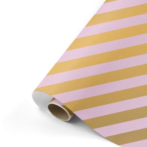 cadeaupapier roze goud