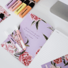 A5 Notebook in Luxurious Lilac Floral