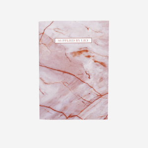 A5 Grid Notebook in Luxurious Rose Quartz