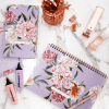 Lifestyle Desk Planner Grande in Luxurious Lilac Floral