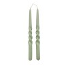twist dinerkaarsen dusty green