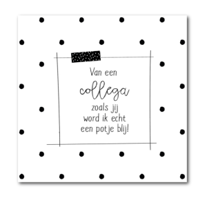 van een collega zoals jij