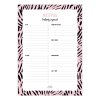 A5 Notepad Creatively Organized Pink leaves