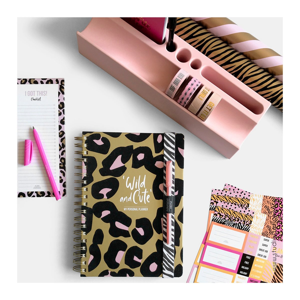 School Planner - Wild & Cute