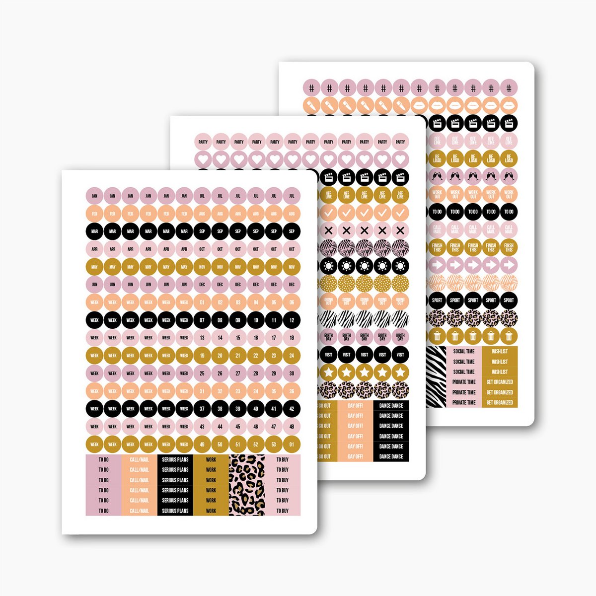 School Planner - Wild & Cute