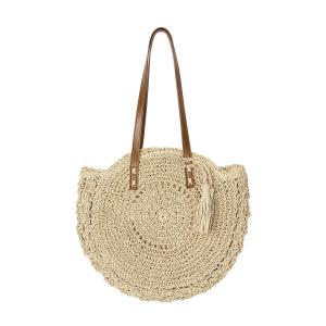 Ronde tas patroon - off-white Papier