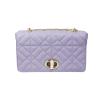 Tas met stiksels en gouden detail Lila PU