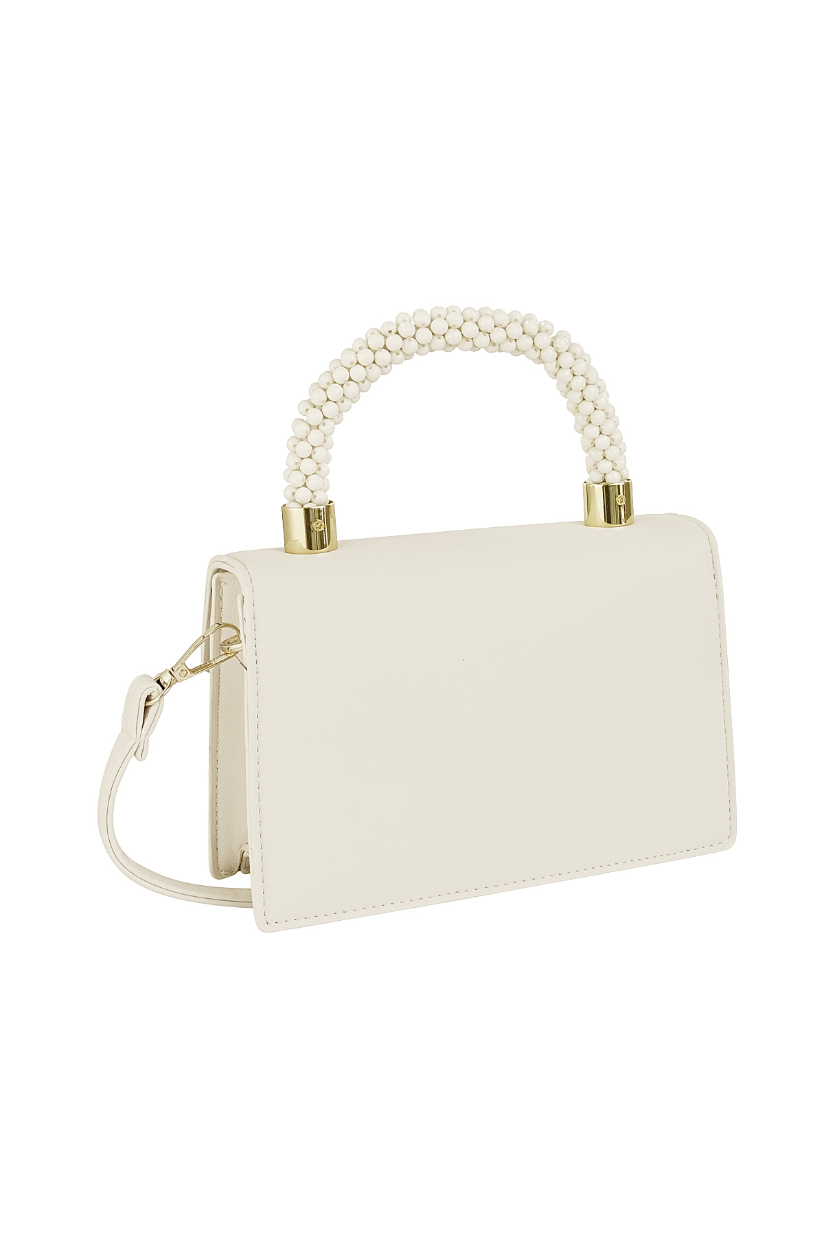 Beige Envelop Tas Snoep Handvat - PU - Afbeelding 3