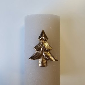 Kerstboom Kaarsen Pin, 2 stuks