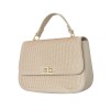 Handtas glamour - beige PU
