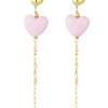 Oorbellen no strings attached - roze goud