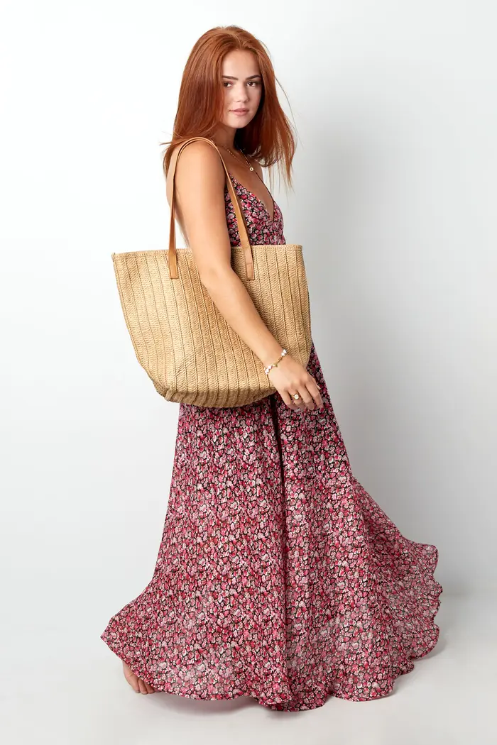 Strandtas roze - Afbeelding 2