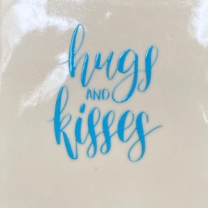 Tegeltje hugs and kisses